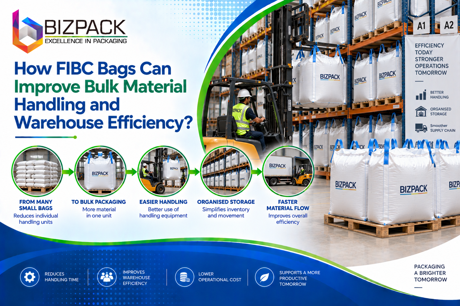 How FIBC Bags Can Improve Bulk Material Handling and Warehouse Efficiency ?